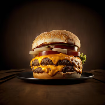 Paneer Cheesy Burger image