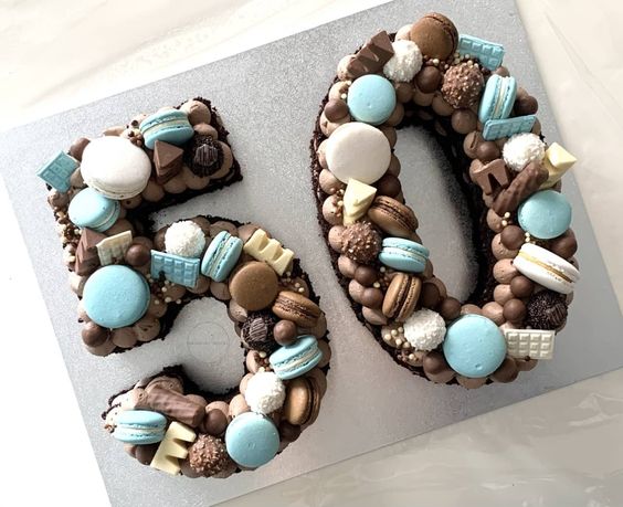 Number Theme Cake image