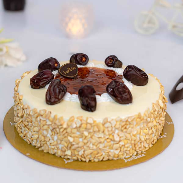 Arabian Cashew And Dates Cake image