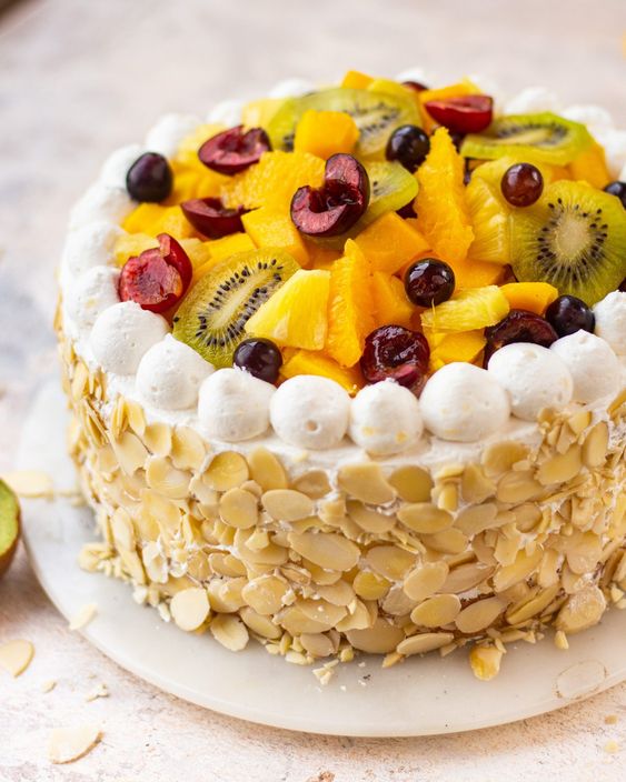 Mixed Fruit Gateaux image