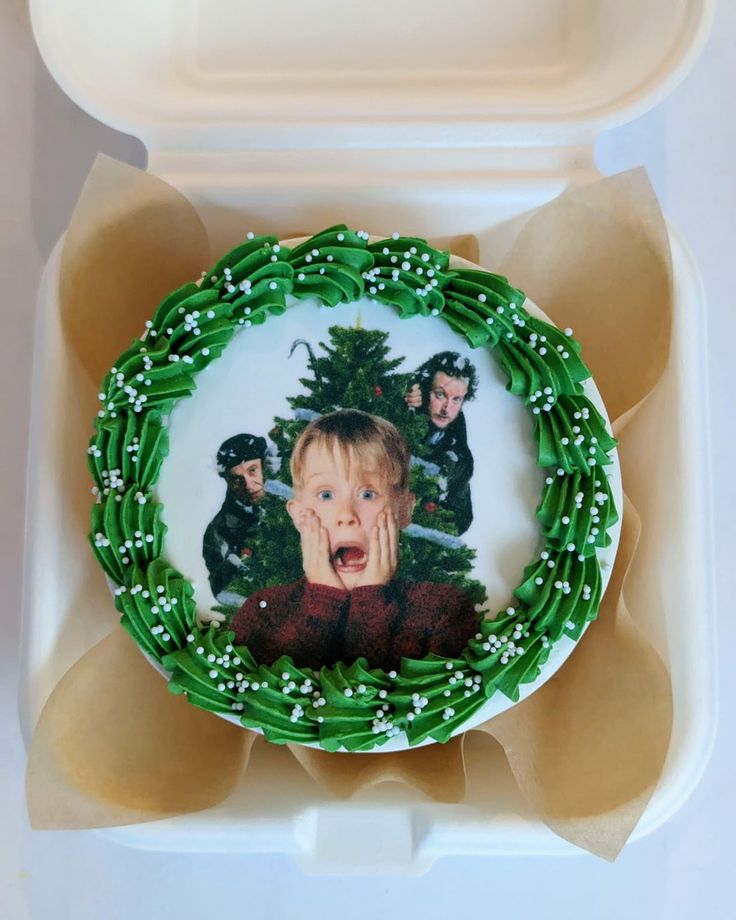 Special Bento Cake With Photo Print  image