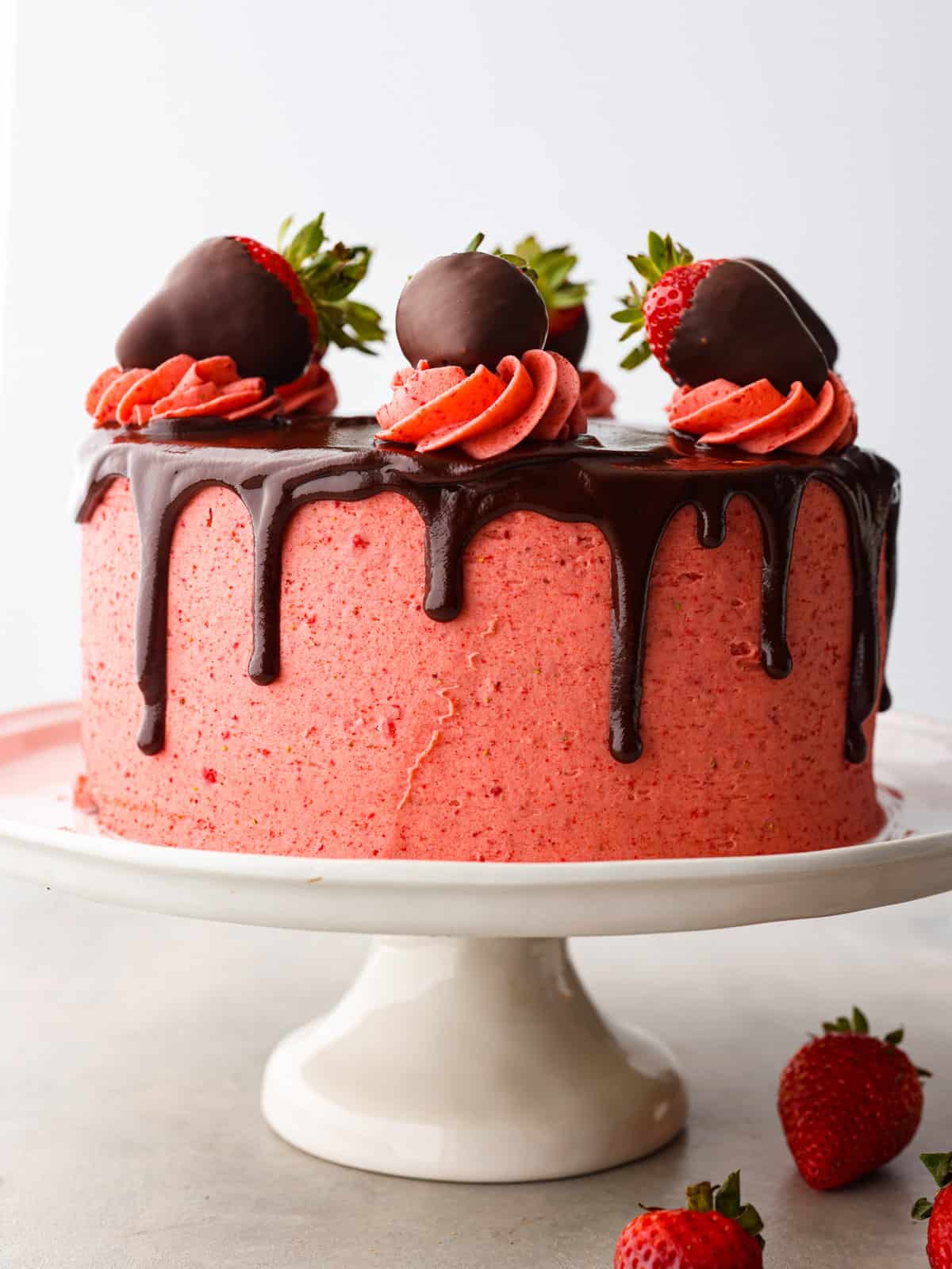 Strawberry Chocolate Cake image