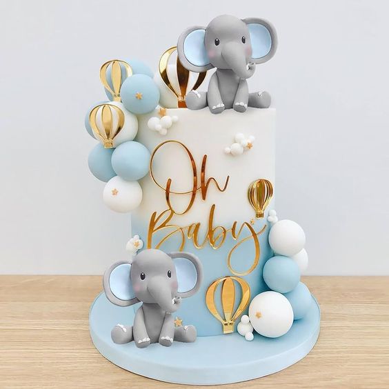 Baby Elephant Cake image