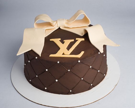 Lv Fondant Cake image