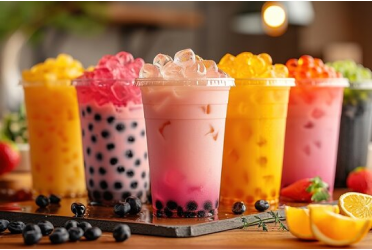 Strawberry Boba Tea image