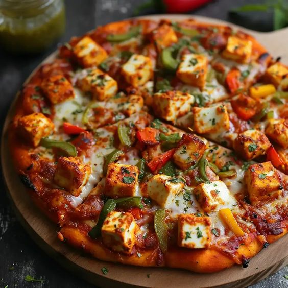 Paneer Tikka Pizza image